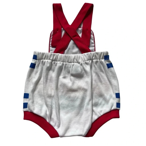 Vintage Color Track Sailboat Jump Suit 3 to 6 Months - Picture 4 of 6